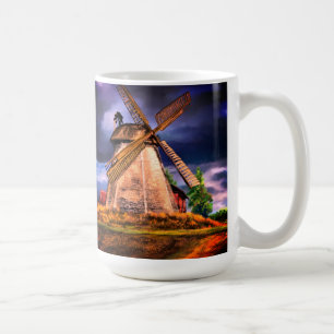 Niederlande Windmill Sunset Coffee Tasse