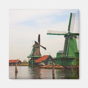 Niederlande: Windmühlen, Zaanse Schans, Holland Magnet