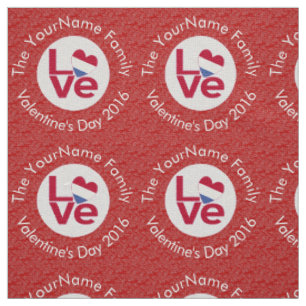Niederländer Rot LOVE Flag Personalisiert Stoff