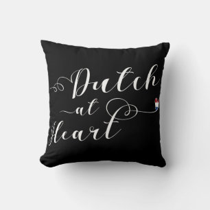 Niederländisch am Herz Throw Cushion, Holland Kissen