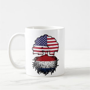 Niederländisch American USA Vereinigte Staaten Kaffeetasse