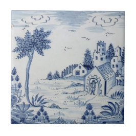 Niederländisch Delft Tile Antique Reproduction-24 Fliese