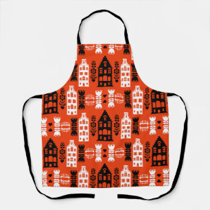 Niederländisch Folk Art Print Schürze