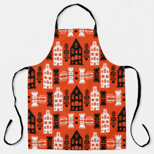 Niederländisch Folk Art Print Schürze