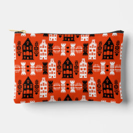 Niederländisch Folk Art Print Zubehörtasche