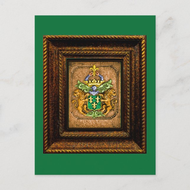 Niederländisch van Westervelt Familiencoat Arms Gr Postkarte (Vorderseite)