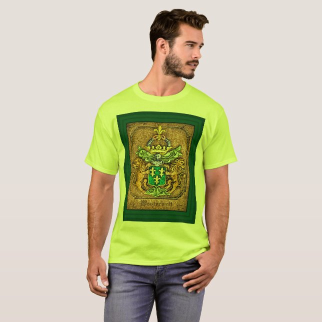 Niederländisch Van Westervelt Familienkleidung des T-Shirt (Vorne ganz)