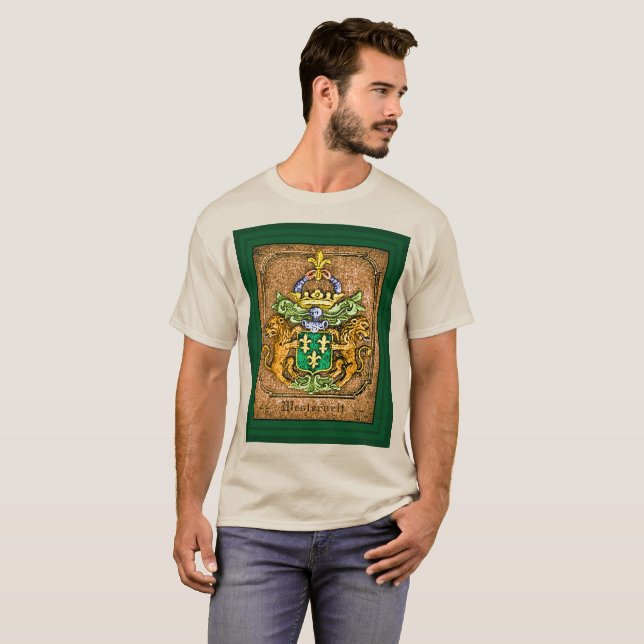 Niederländisch Van Westervelt Familienkleidung des T-Shirt (Vorne ganz)