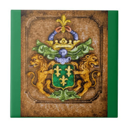 Niederländisch van Westervelt Family Coat of Arms  Fliese