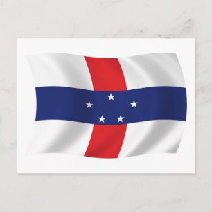 Niederländische Antillen Flag Postcard Postkarte