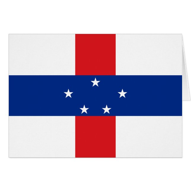 Niederländische Antillen-Flagge (Vorderseite (Horizontal))