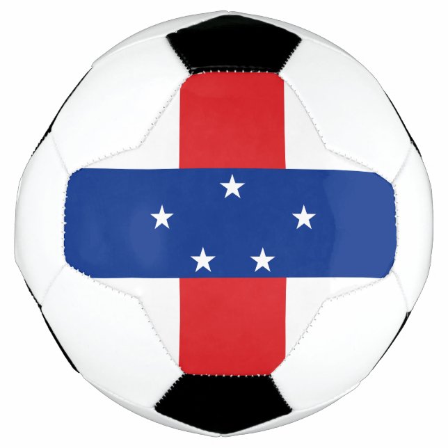 Niederländische Antillen-Flagge Fußball (Vorderseite)