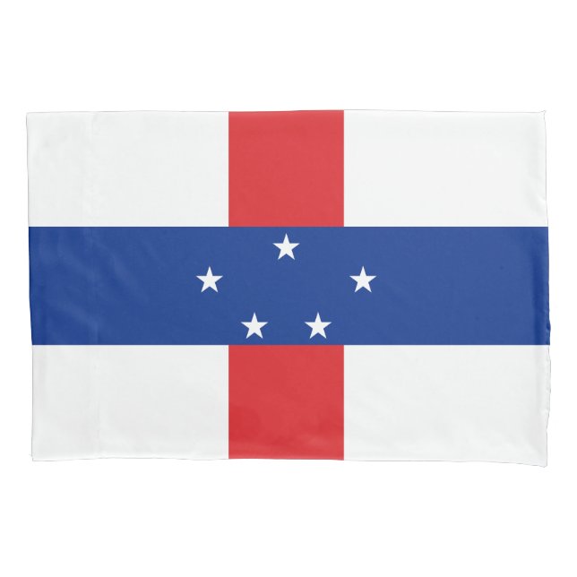 Niederländische Antillen-Flagge Kissenbezug (Vorderseite)