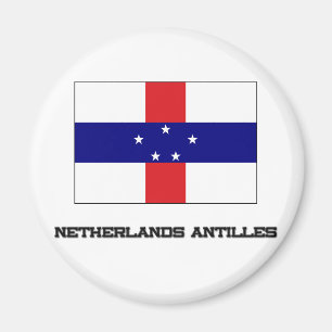 Niederländische Antillen-Flagge Magnet