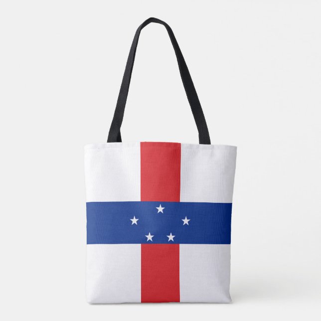 Niederländische Antillen-Flagge Tasche (Rückseite)