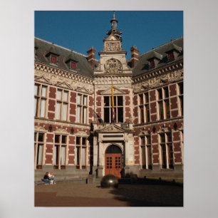 Niederländische Architektur in Utrecht, Coole Foto Poster