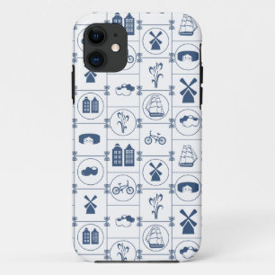 Niederländische blaue Fliesen Case-Mate iPhone Hülle