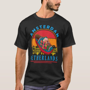 Niederländische Cloud Klomp Schuhe Niederlande Hol T-Shirt