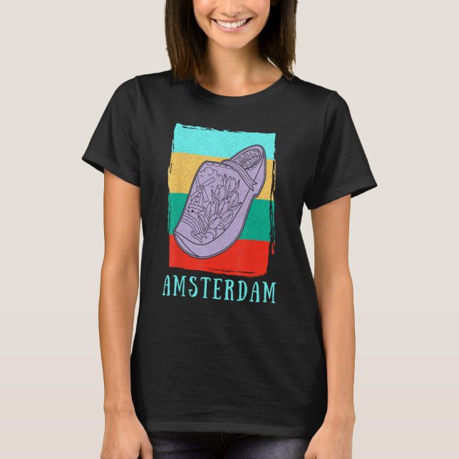 Niederländische Cloud Klomp Schuhe Niederlande Hol T-Shirt (Vorderseite)