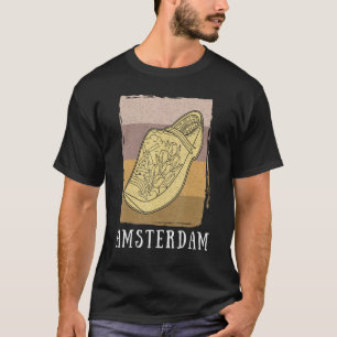 Niederländische Cloud Klomp Schuhe Niederlande Hol T-Shirt