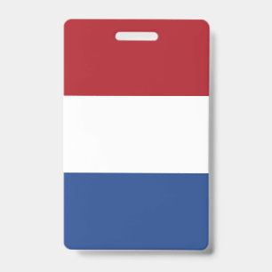 Niederländische Flagge Ausweis