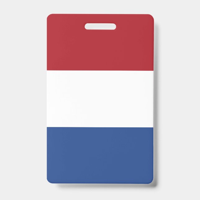 Niederländische Flagge Ausweis (Vorderseite)