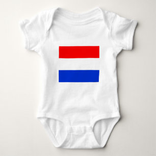 Niederländische Flagge Baby Strampler