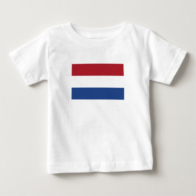 Niederländische Flagge Baby T-shirt (Vorderseite)