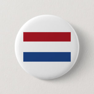 Niederländische Flagge Button