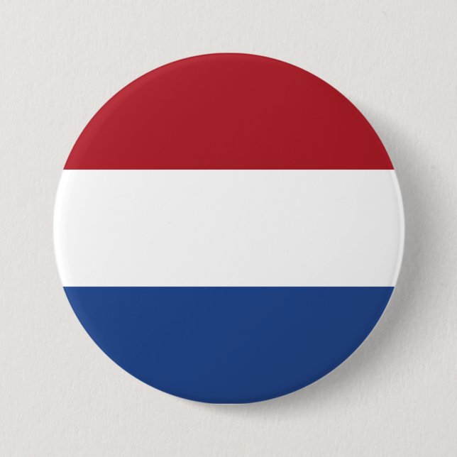 Niederländische Flagge Button (Vorderseite)