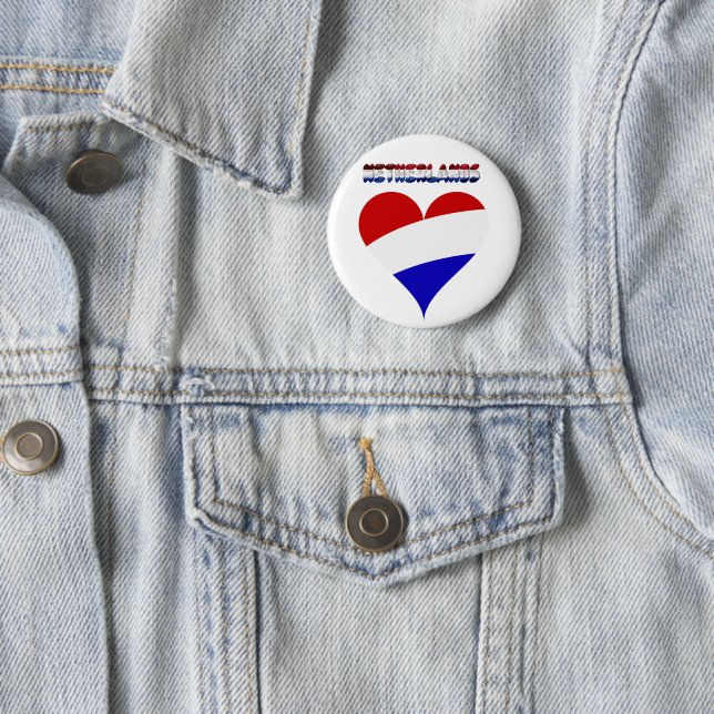 Niederländische Flagge Button (Beispiel)