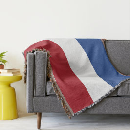 niederländische Flagge Decke