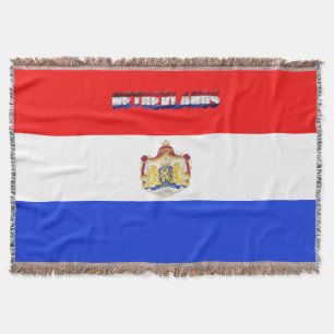 Niederländische Flagge Decke