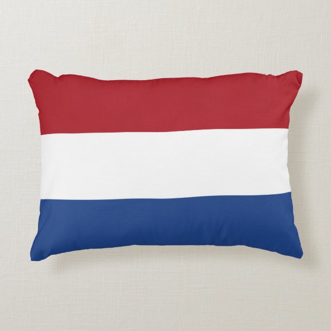niederländische Flagge Dekokissen (Vorderseite)