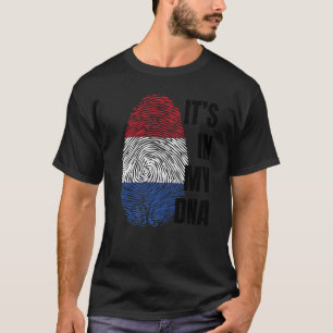 Niederländische Flagge Dna Fingerprint Holland Ora T-Shirt