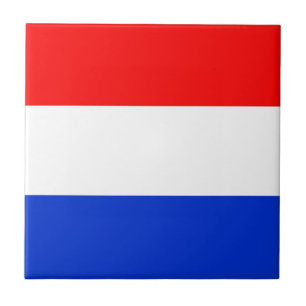 Niederländische Flagge Fliese