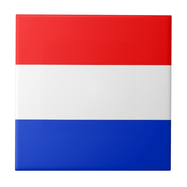 Niederländische Flagge Fliese (Vorderseite)