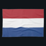 niederländische Flagge Geschirrtuch<br><div class="desc">Ein ideales Geschenk für alle,  die Patrioten ihres Landes sind!</div>