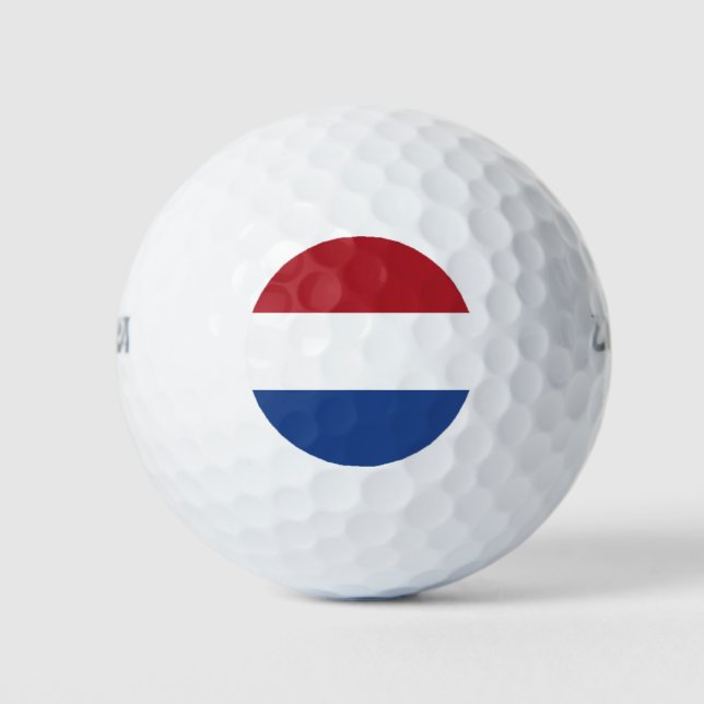 Niederländische Flagge Golfball (Vorderseite)