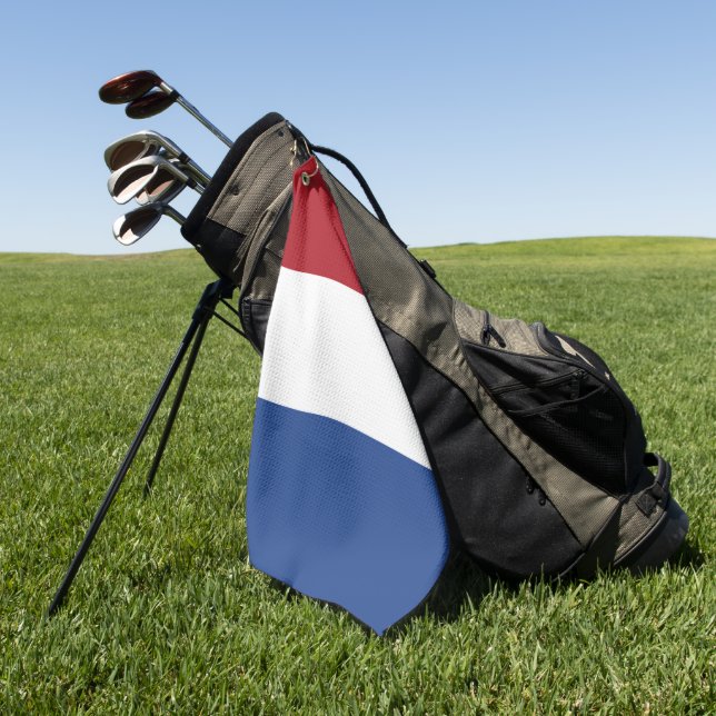 niederländische Flagge Golfhandtuch (Gras)