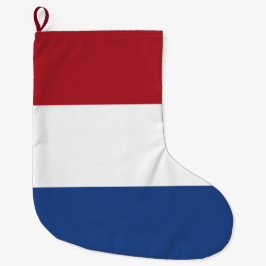 Niederländische Flagge Großer Weihnachtsstrumpf