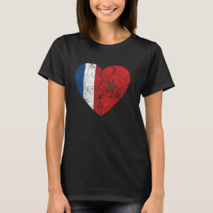 Niederländische Flagge Herz Niederlande Marokko Fl T-Shirt