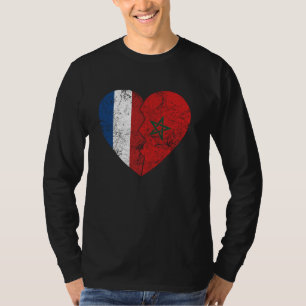 Niederländische Flagge Herz Niederlande Marokko Fl T-Shirt