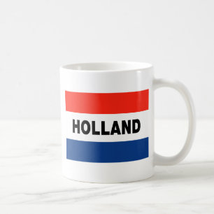 Niederländische Flagge Kaffeetasse