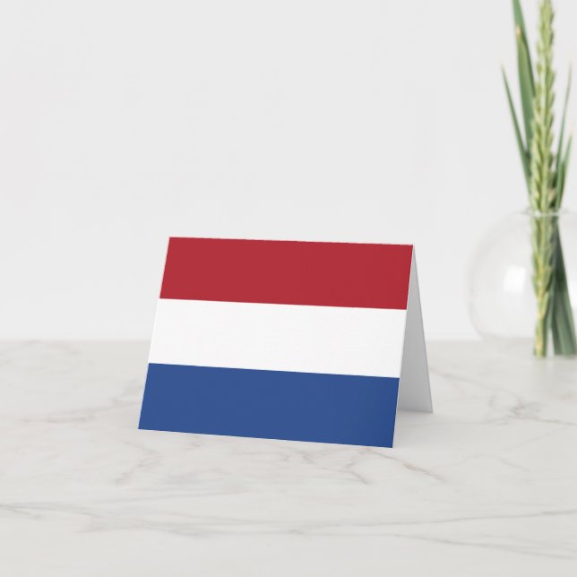 Niederländische Flagge Karte (Vorderseite)