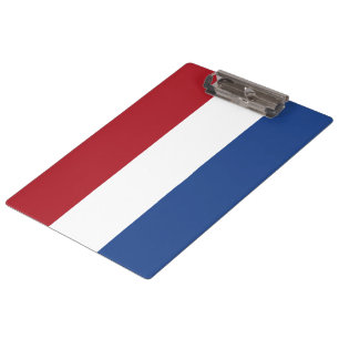 Niederländische Flagge Klemmbrett