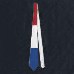 Niederländische Flagge Krawatte<br><div class="desc">Flagge der Niederlande. Patriotische niederländische Flagge.</div>