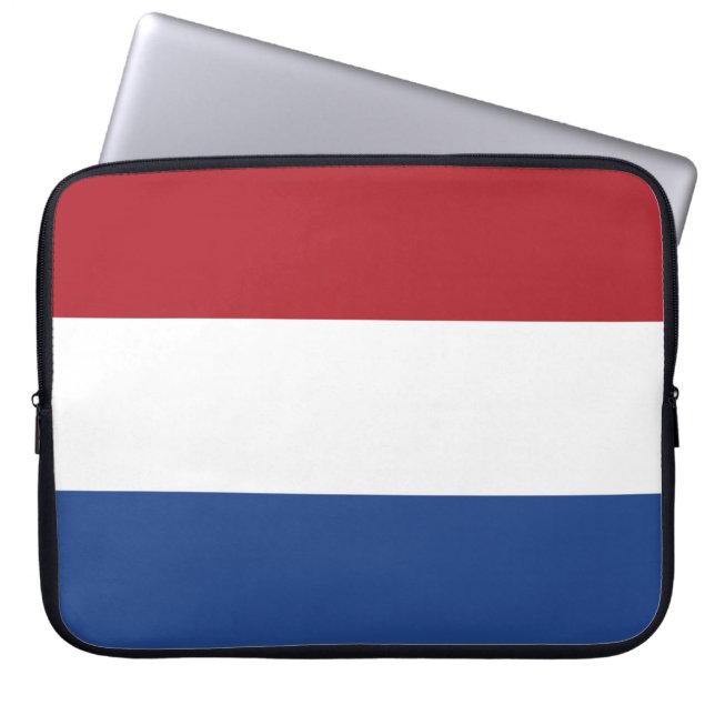 Niederländische Flagge Laptopschutzhülle (Vorderseite)
