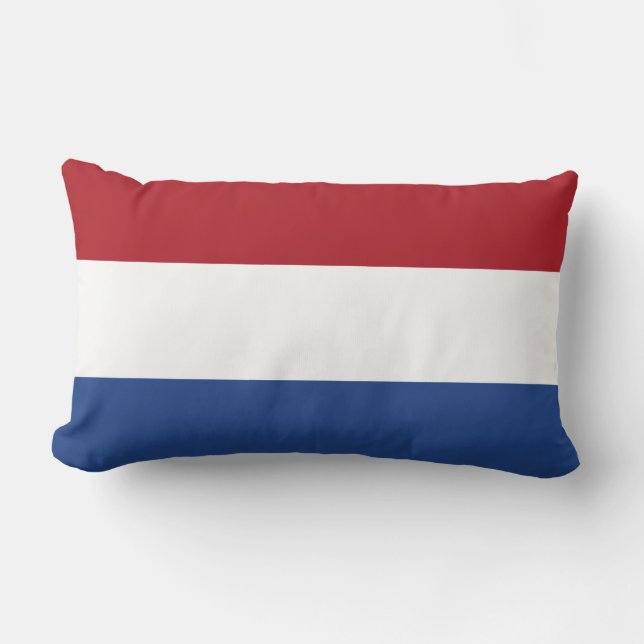 Niederländische Flagge Lendenkissen (Vorderseite)
