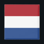 Niederländische Flagge Magnet<br><div class="desc">Niederländische Flagge</div>